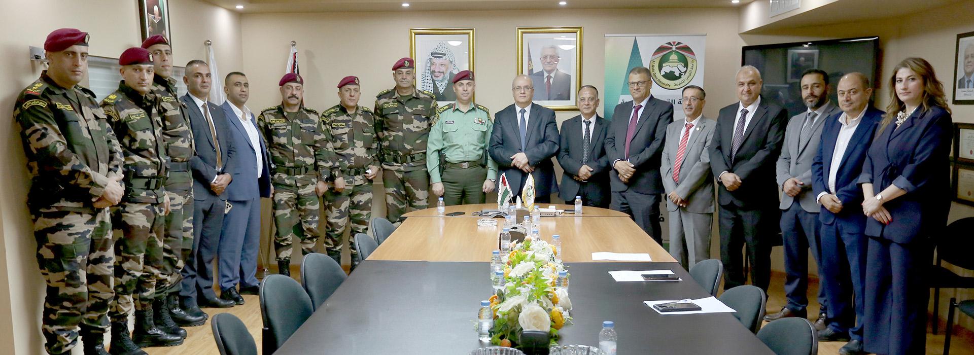 Al-Quds Open University and the Palestinian Presidential Guard sign a cooperation agreement