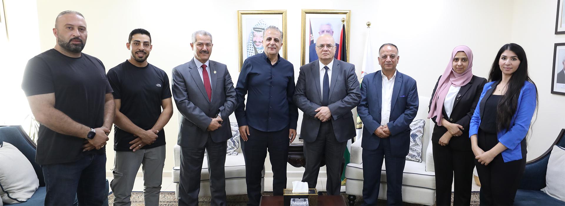 QOU and the Palestinian Students Scholarship Fund (PSSF) discuss strengthening their partnership and enhancing mechanisms for supporting students