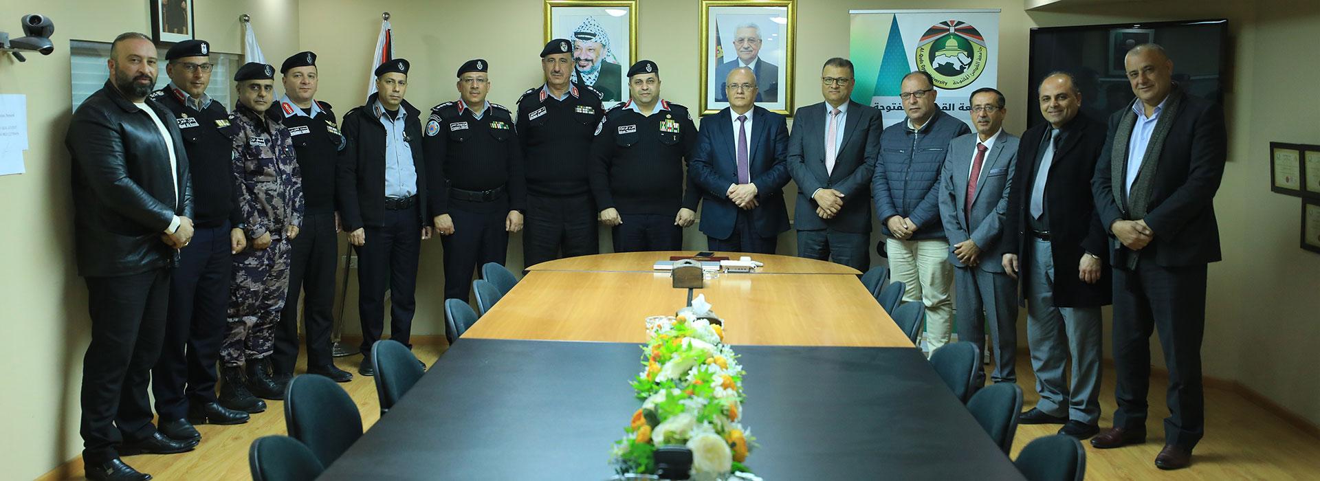 Al-Quds Open University and the Palestinian Civil Defense sign a cooperation agreement to enhance community safety
